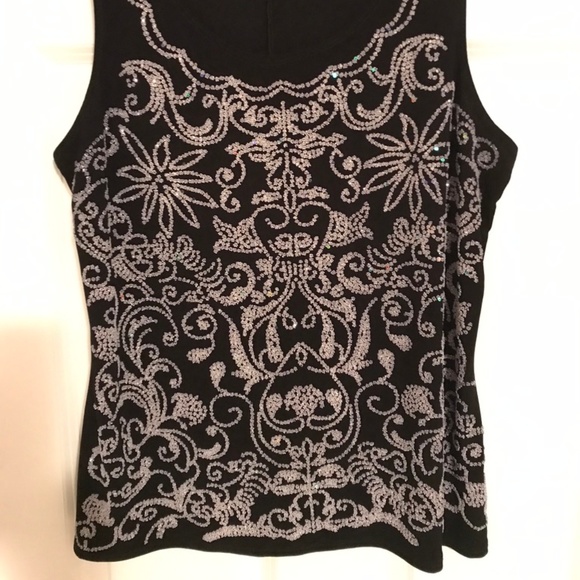 Cleo Sparkly Sleeveless Top - Picture 1 of 4